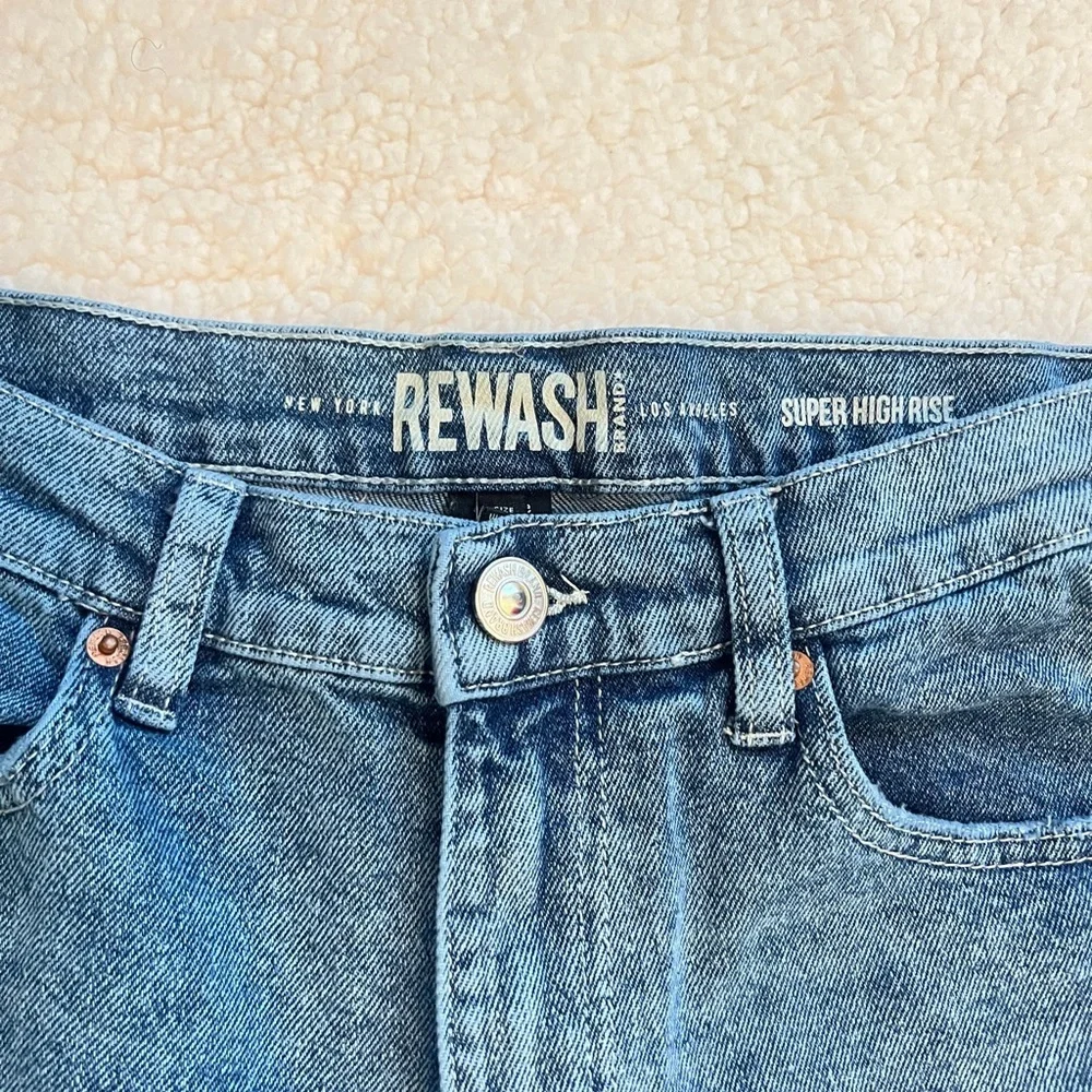 Rewash Blue Flare super high rise Jeans